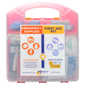 Emergency First Aid Kit Plastic Case Class A